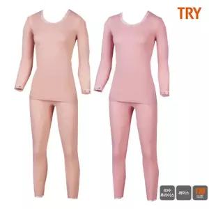 홈란쥬 트라이 여성 뉴 센트 9부 얇은 내복세트 J05