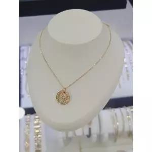 14k 금 코인 14mm 펜던트 목걸이 12GWGP2081대-PN