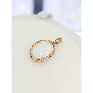 14k/18k 금 합성 오팔 목걸이 펜던트 12GMTFP1982-체인제외