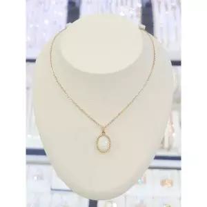 14k/18k 금 합성 오팔 펜던트 목걸이 12GMTFP1982-1PN