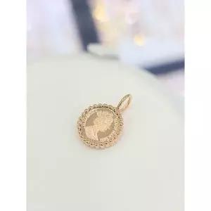 14k/18k 금 엘리자퀸 9.5mm 코인 목걸이 펜던트 12GCHUNKUM엘리자퀸P-0095