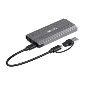 넥스트유 M2362-COMBO 하슬랜 C타입 NVME NGFF 겸용 M.2 외장 SSD케이스