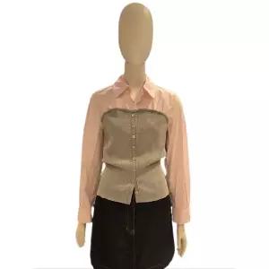 [롯데백화점]쥬크 뷔스티에 칼라넥 블라우스 (Z253MSC101)