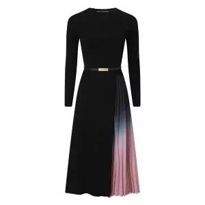 [미니멈][미니멈 에브리데이]그라데이션 플리츠 벨티드 원피스 (EB3OW022D)