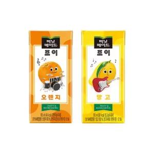 미닛메이드 조이 오렌지32개 망고32개 195ml 64개