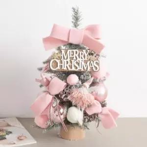 플라워트리 크리스마스 미니트리 파스텔 토끼 스노우 45cm 장식