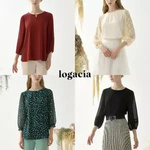 로가시아 25SS 엘르 쉬폰 블라우스 4종