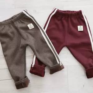 캐주얼한 어린이 코디 속바지 화이트 라인 레깅스 아기 트레이닝복 집단체복 쫄쫄이 초등 아동 팬츠