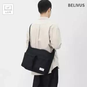 [빌리버스]남성 데일리 트렌디 크로스백 투포켓 수납 학생 가방 BSA064