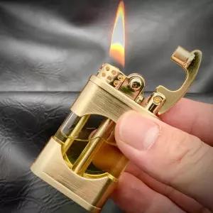 지포라이터 ZIPPO 투명오일탱크 휴대용 점화 복고풍