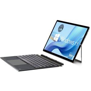 키보드 11.6인치 TPSLS 윈도우 태블릿 2인치 1대 노트북 터치스크린 11, 6GB RAM 256GB 스토리지, 인텔 셀러론 J4125, 2.4G+5G WiFi, 블루투스,