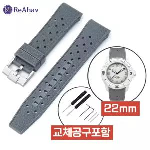 러버 밴드 22mm 교체 호환 태그호이어 시계 줄 아쿠아레이서 까레라 모나코 스트랩 손목