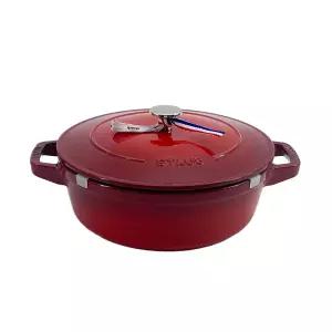 스타우브 B품 전골 체리 24cm 인덕션 무쇠냄비 주물 전골냄비