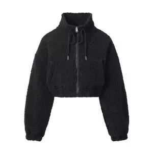 [GGPX]덤블 하이넥 크롭 누빔 자켓 (GODJK016D)