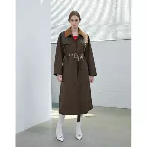 [에고이스트]탈부착 코듀로이 카라 트렌치코트(ER3WC860)