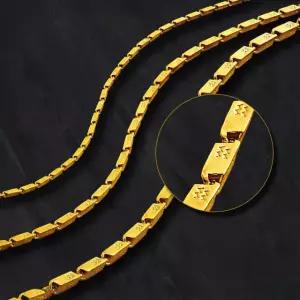 153골드 [최신]24K 순금목걸이 SGL 1123 등 대나무 팔각체인 별자리 목걸이 11.25g(3돈 세돈)- 기타중량은 검색. 47cm 부터는 중량추가발생