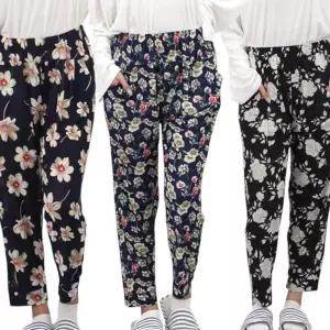 [하프클럽/]여성 9부 아이스 시원한 고무줄 바지 쿨링팬츠 홈웨어 여름바지