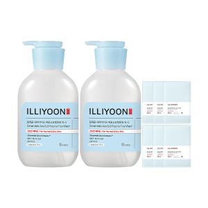 일리윤 세라마이드 아토6.0 탑투토워시 500ml, 2개+증정(세라마이드 아토 수딩젤 5ml, 6개)