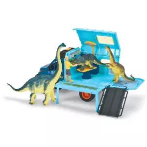 다이노트럭 공룡자동차 트레일러 연구실 플레이세트 장난감차 화물차 두뇌발달