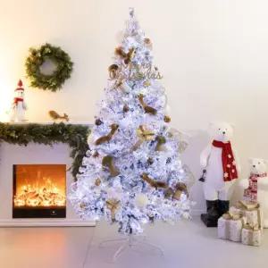 플라워트리 크리스마스 트리 장식 풀세트 루미벨리본 210cm 단면