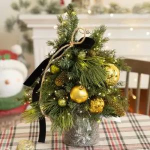 플라워트리 크리스마스 미니트리 워머 골드볼 45cm 장식 소품