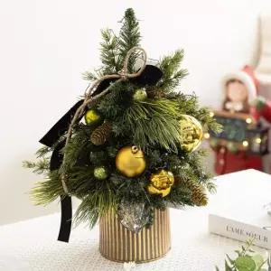 플라워트리 크리스마스 미니트리 화분 골드볼 45cm 장식 소품