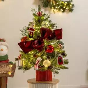 플라워트리 크리스마스 트리 장식 풀세트 아디안텀 90cm 양면