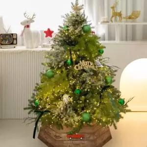 플라워트리 크리스마스 트리 장식 풀세트 솔잎가득한 120cm 양면