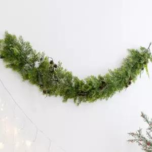 플라워트리 크리스마스 솔방울 가랜드 포레스트 장식 20x150cm