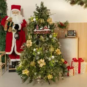 플라워트리 크리스마스 트리 장식 풀세트 골드파인 150cm 양면