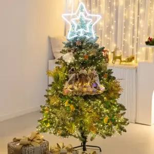 플라워트리 크리스마스 트리 세트 고요한밤 예수탄생 150cm 양면