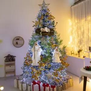 플라워트리 크리스마스 트리 세트 사랑으로오신예수님 300cm 양면