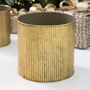 플라워트리 크리스마스트리 하단 커버 엔티크 철재화분 30x30cm