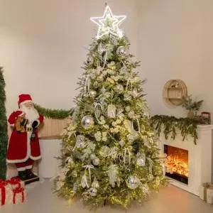 플라워트리 크리스마스 트리 장식 풀세트 펄비취측백 300cm 양면