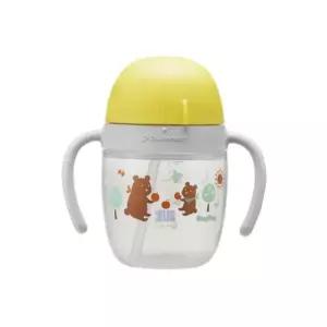 더블하트 젖병 트윈팩 240ml X2 빨대컵 세트 그레이