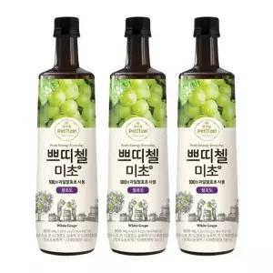쁘띠첼 미초 청포도, 900ML, 3개