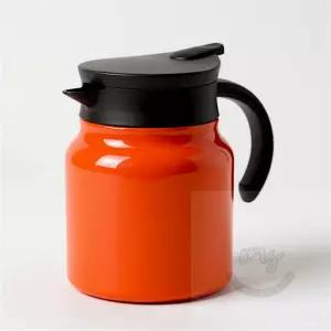 오마센 316 스텐 차주전자 900ML 보온주전자 오렌지 보냉물병