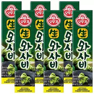 오뚜기 생와사비 43g x 6개 / 조미료 고추냉이