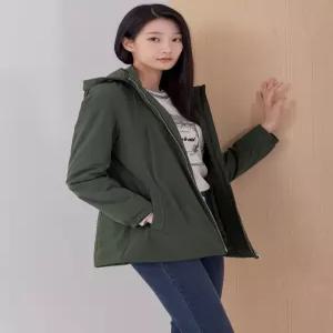 [지센] 인퀄팅 스트링 중기장 점퍼 LSJPOA51_GE