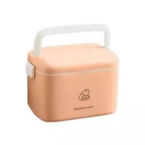 다용도 2단 구급함 소형 핑크/케이스/약정리통/구급/비상용/의약품함/가정용/의료/보관함/약품/보관/가방