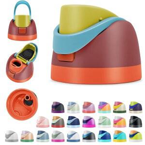 Owala FreeSip 16oz 24oz 32oz 40oz 물병용 BydGxy 교체 뚜껑 - 누수 방지 플립 탑 캡 액세서리, 뚜껑, SmoothSip 슬라이더, BPA 프리, 솜사탕과 같은 귀여운 색상 옵션