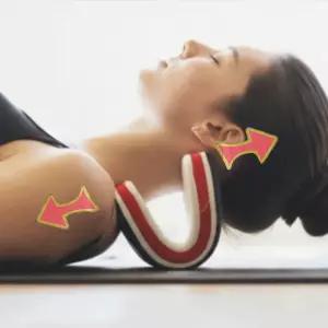 하루 10분 경추교정기 경추 스트레쳐 거북목 일자목 버석목 목마사지 스트레칭 목운동