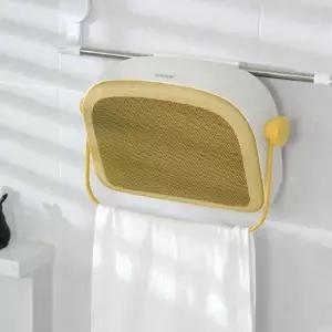 저소음 PTC 욕실 전기 온풍기 (노란색)