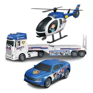 4세남아 운송놀이 카봇주제곡 노래하는 트레일러 운반차 미니자동차 장난감차 3세 5세