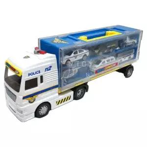 캐리어 자동차 작동완구 분리가능 트레일러 자석교구 생일선물 트럭 오감발달 운반차