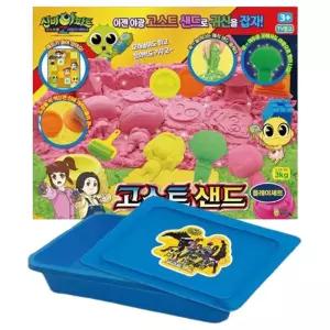 유아 창의활동 늘어나는 매직샌드 모래놀이 풀세트 집짓기 7세 모양만들기 두꺼비집