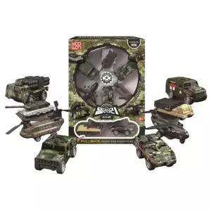 5세남아 다이캐스트 밀리터리 미니카 6종세트 방학선물 주력전차 장갑차 조립모형