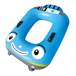 물속관찰 체험학습 유아보트 바닥 투명창 튜브 계곡물놀이 안전손잡이 에어매트