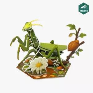 [핫트랙스]모또 육각 곤충 사마귀 만들기