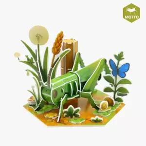 [핫트랙스]모또 육각 곤충 메뚜기 만들기